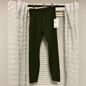 NWT Athleta Transcend Stash Tight in Aspen Olive - Large